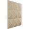 Ekena Millwork 19 5/8in. W x 19 5/8in. H Benson EnduraWall Decorative 3D Wall Panel Covers 2.67 Sq. Ft. WP20X20BEGBE - alternate 3